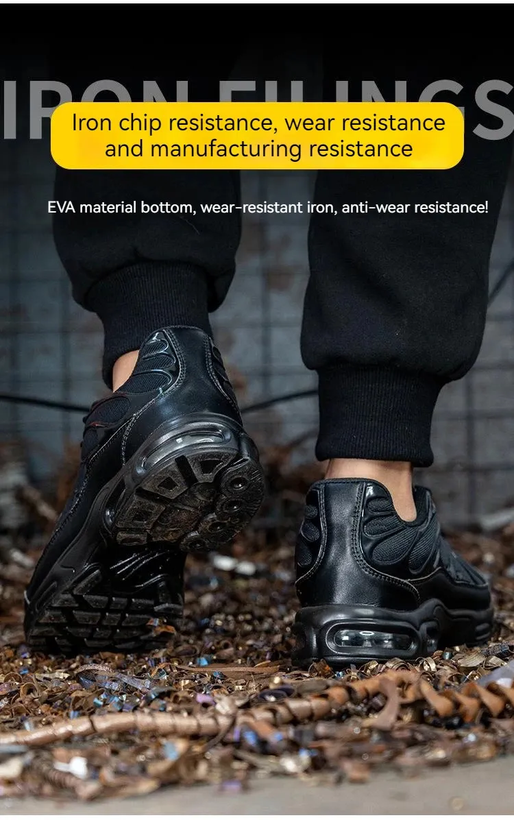 Sicherheitsschuhe Herren Leichte Sneaker Stahlkappe Antismash Arbeitsstiefel Pannensichere Schutzstiefel 240613_voghion.com