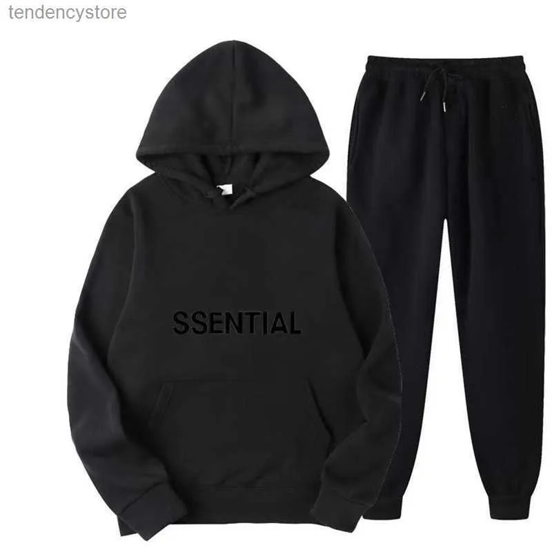 Men s Tracksuits 23ss designer tracksuits men sports set autumn and winter casual hooded set high quality letter printed couple clothing fashionable