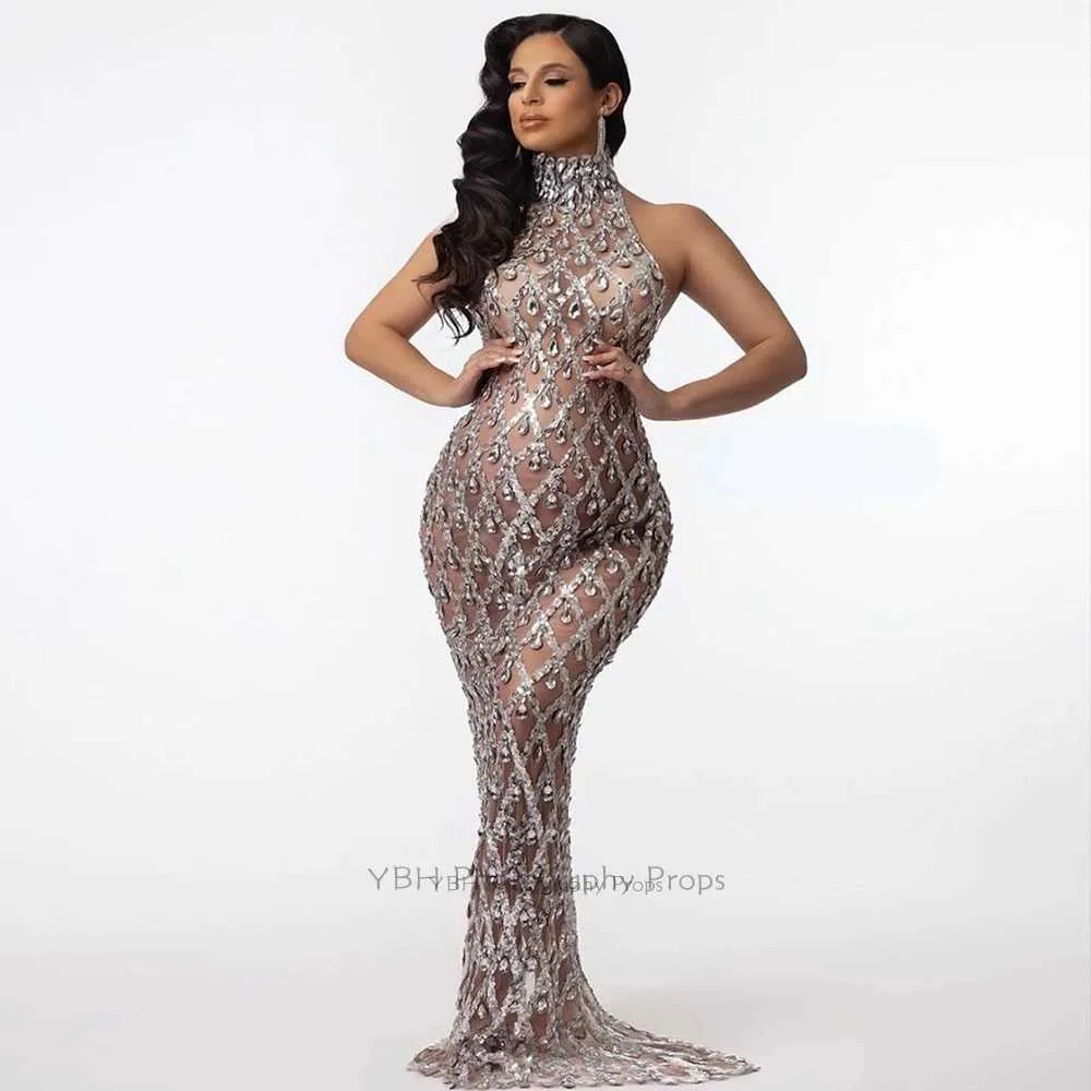 Maternity Dresses Sexy Maxi Gown Stretch Fabric Rhinestones Pregnancy Photo  Shoot Baby Shower from Dhgate Maternity Dresses - price 70.33