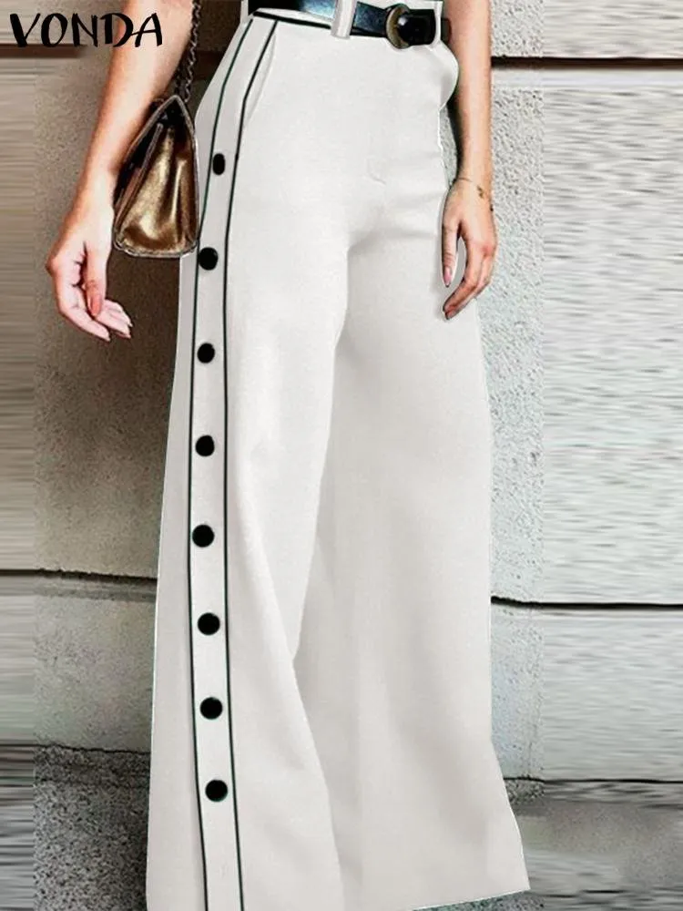 Elastic waist loose wide leg pants 4385 Elastic waist loose wide leg pants 4385