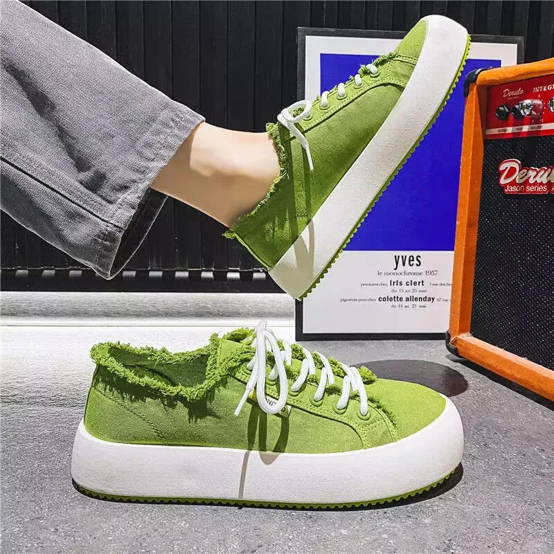 Mens Classic Chunky Canvas Sneakers Low Top Vulcanized Walking Shoes For Women For Skateboarding Outdoor Walking And More 240614 From Longda02 28.14 DHgate.Com