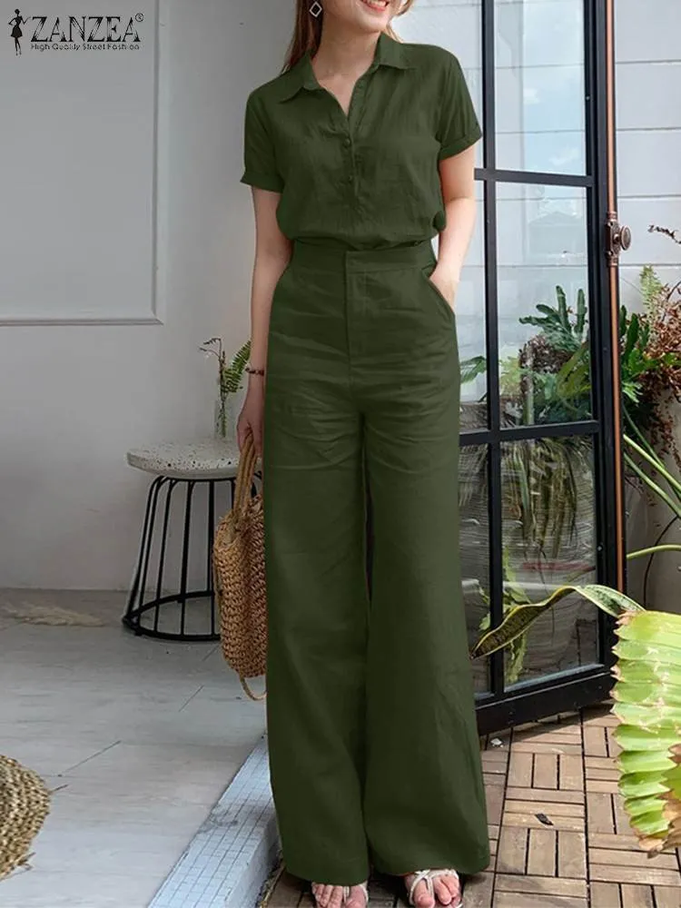 DHgate.com:Zanzea Women 2-Piece Summer Matching Sets: Casual
