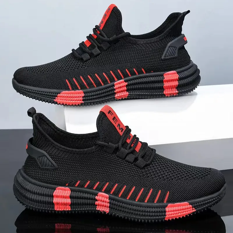 ♡専用ページ Breathable Fly Woven Mesh Sneakers: Lightweight Mens Casual