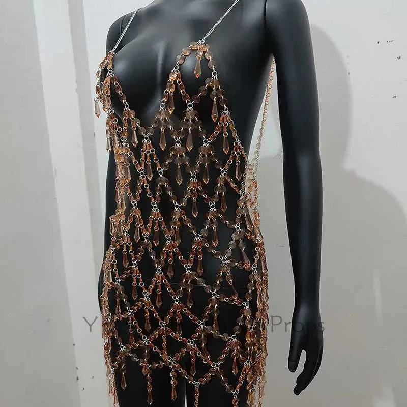 slim fit dress slacks Gilded in Gold Chain Dress