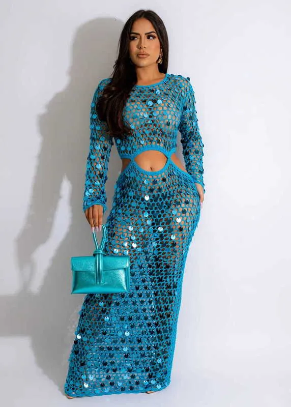 Womens Knitted Hollow Out Sequin Beach Dress | DHgate Womens Knitted Hollow Out Sequin Beach Dress | DHgate