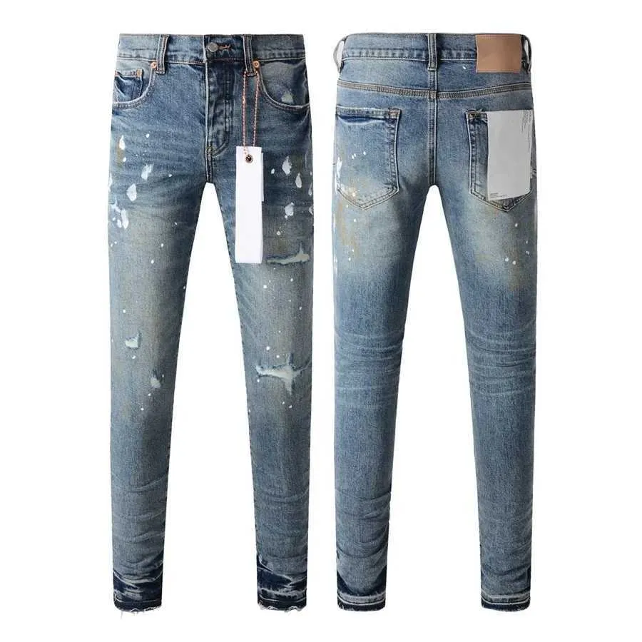 Jeans vintage uomo viola slim fit pantalone in denim di qualità_voghion.com