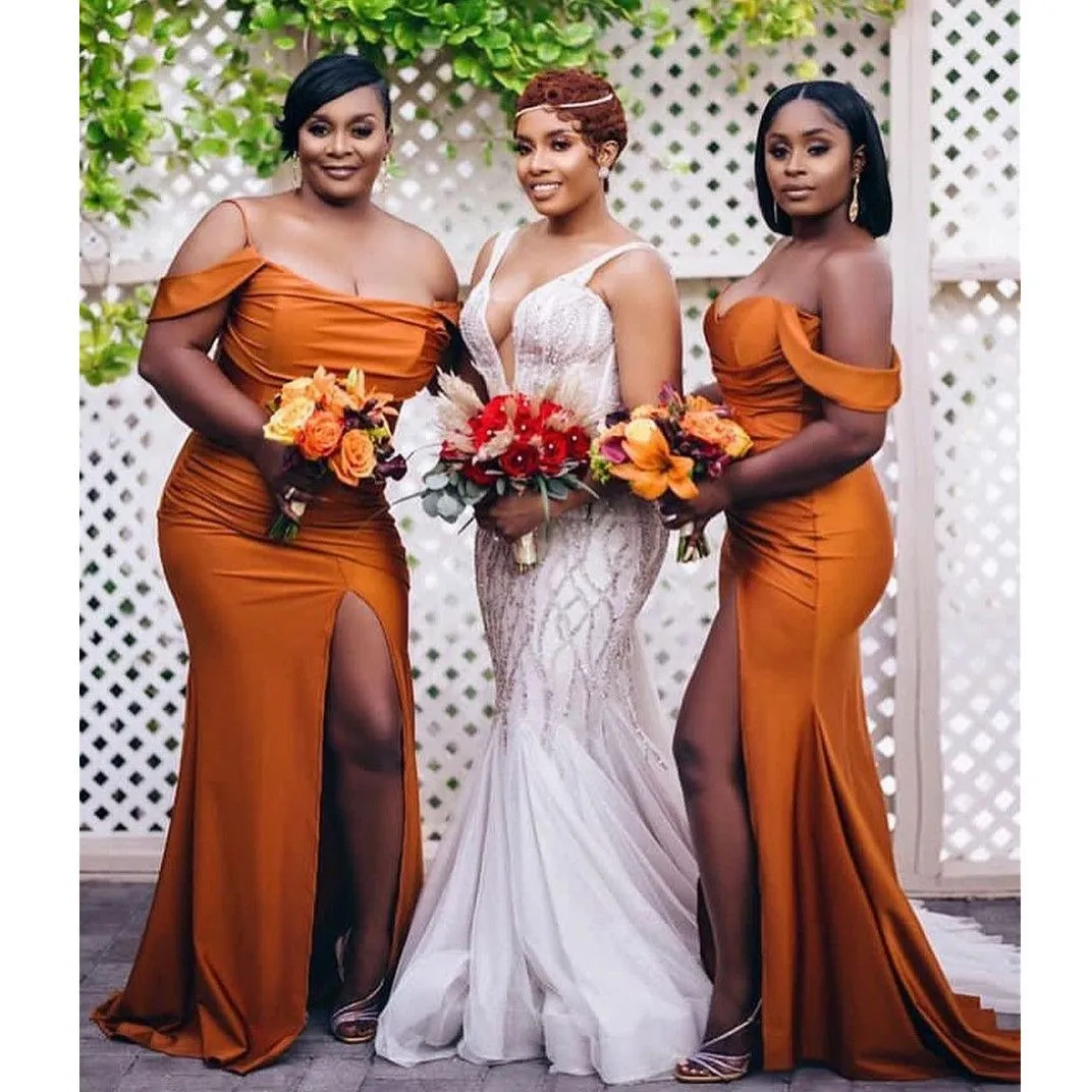 Plus Size Burnt Rose Bridesmaid Dresses Burnt Orange Bridesmaid