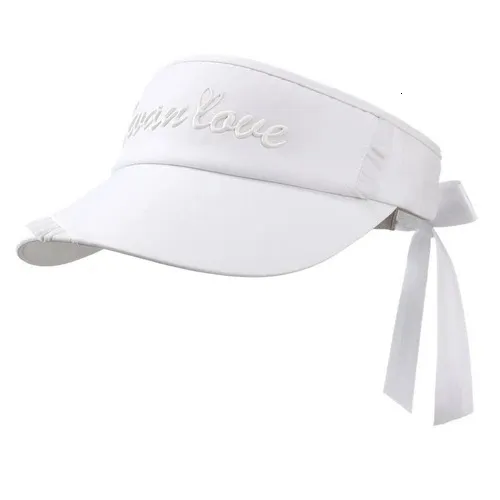 新品未使用LADIES GOLF 6PANEL RIBBON CAP titania_bling_ladies_golf_cap_