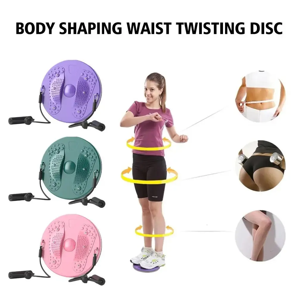 Plateau Twist Waist Disc Board - Appareil Fitness Minceur Taille Avec Massage Pieds Et Corde