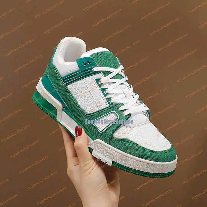 Denim Sneakers Casual Shoes for Men Women Breathable Platform Trainers with Appliques White Grey Green Khaki Red Blue Black 2024