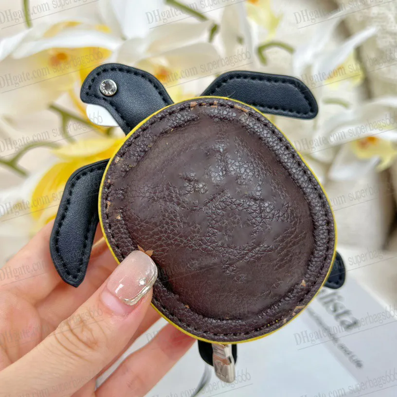 Turtle Coin Purse Mini Zipper Wallet Cute Key Pouch for Women Men