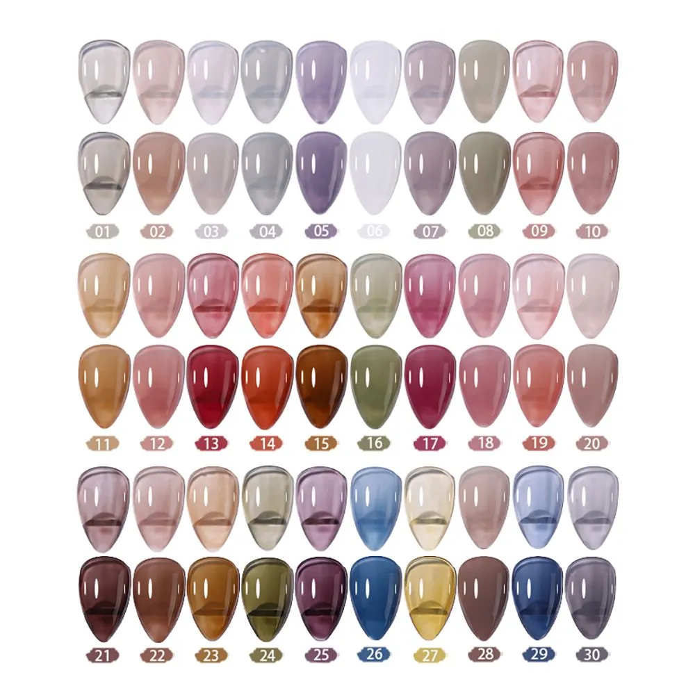 DHgate.com:30 Colors Transparent Gel Nail Polish Set, Soak