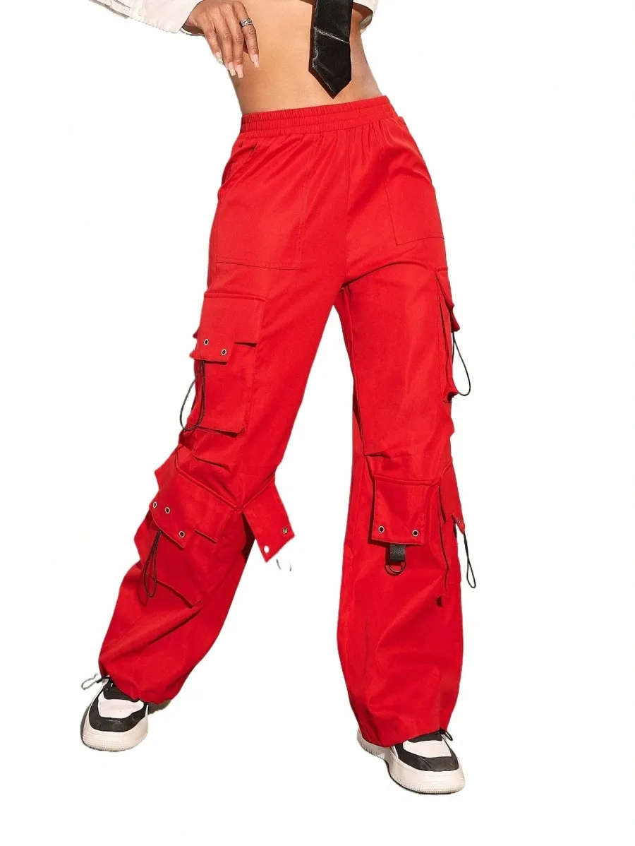 2024 Streetwear Cargo Pants: High Street Trend Pop Flap