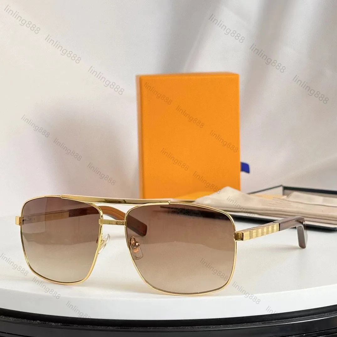 Mens Retro Metal Square Mens Sunglasses 2022 With Full Frame And Gold  Accents Classic Fashion Designer Style 0259 From Linling888, $13.22 |  DHgate.Com