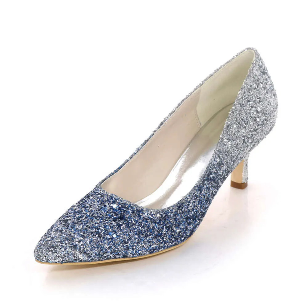 Bulk Gradient Color Kitten Sequin Gold Glitter Heels For Women Pointed Toe Prom Evening Wedding Bridal Party Pumps From Comfortableshoeskq8 56.53 DHgate.Com