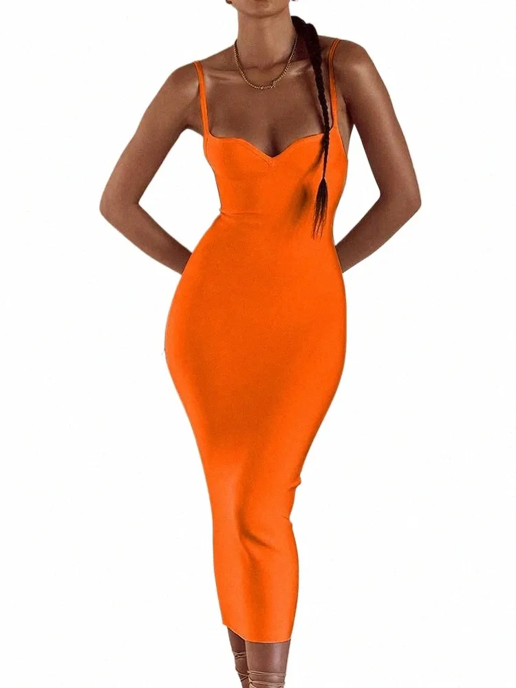knee length dresses for ladies BY THE SEA SHORE BANDAGE MIDI DRESS – AKIRA main image 1