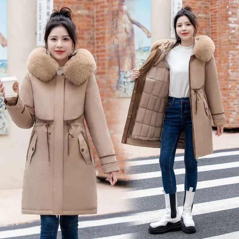Fleece lined winter jacket womens deals