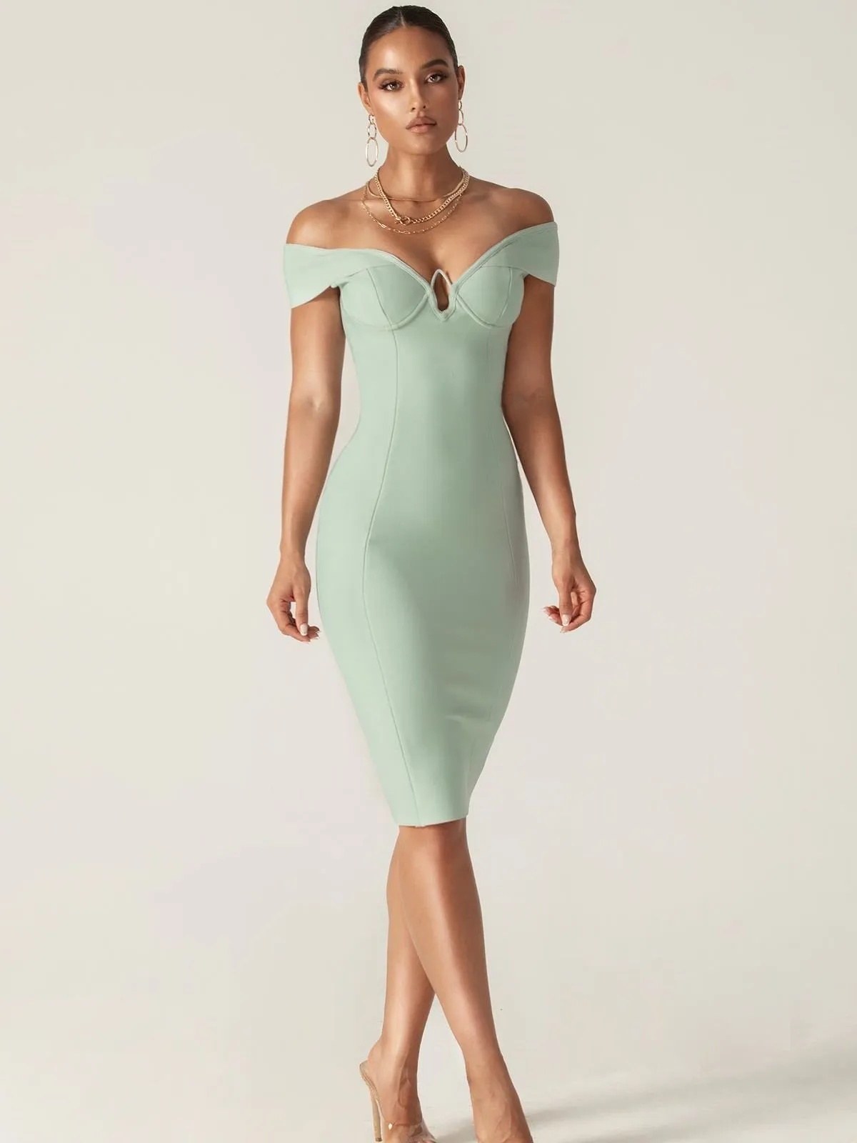 slim fit dress slacks Wedtrend Women Stylish Red Bodycon Homecoming Dress with Lace Up Back Corset Short Cocktail Party Dress, Light Green / US10