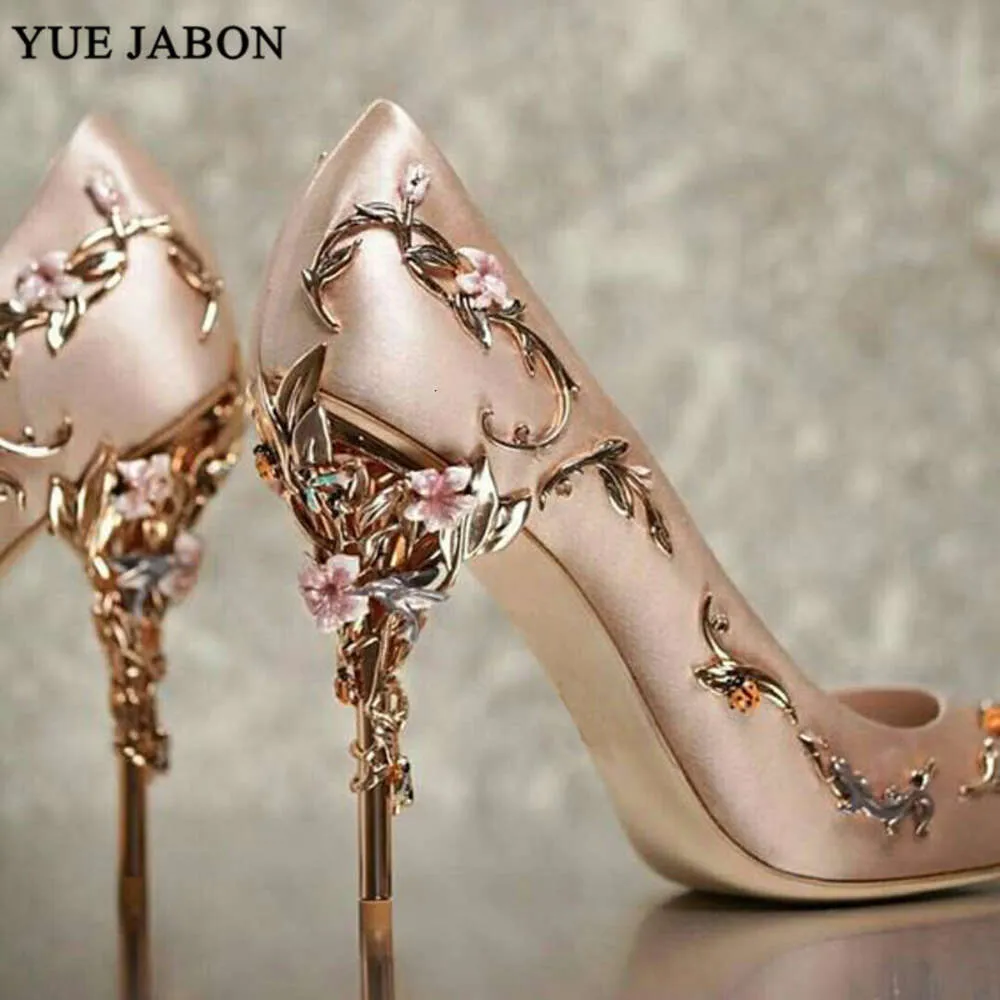 Elegant Silk Wedding Pumps With Pointed Toe And Flower Wedding Heels For Bride For Women Brand Designed High Wedding Heels For Brides In Size 42 From Comfortableshoeskq8 65.32 DHgate.Com