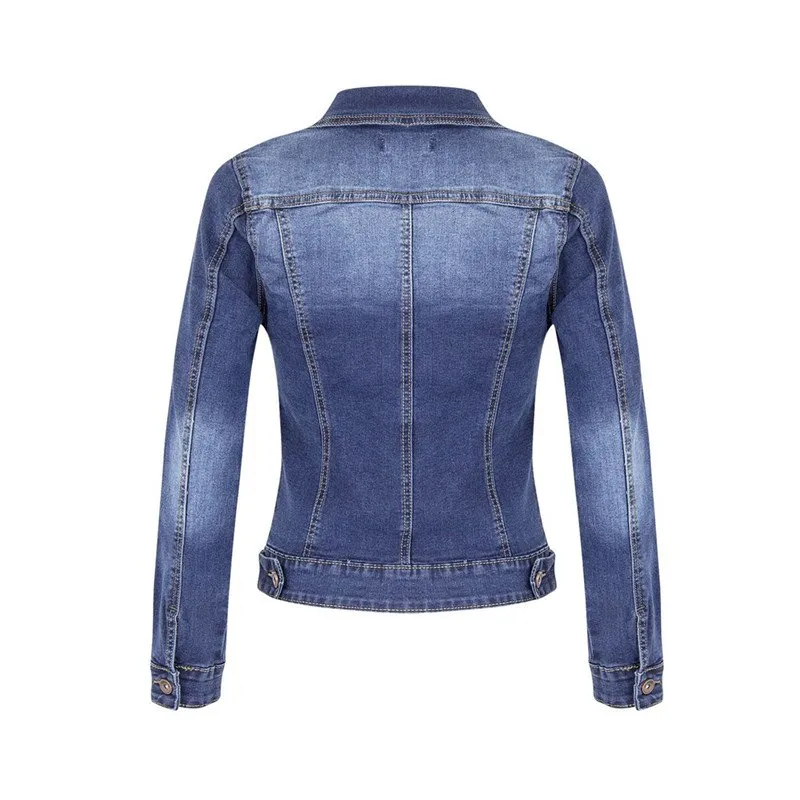 W LG Eleve Vintage Casual Jean Jacke Bomber Denim Poat Ladies Jacket Overdwear C8QH 4 576 DHgate