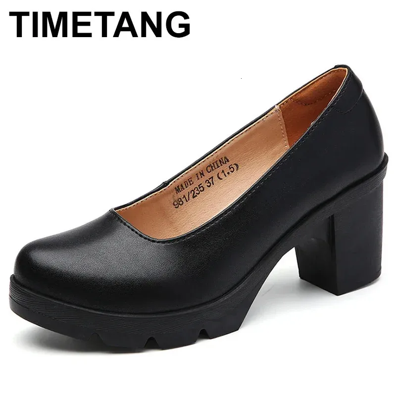 Men's Plus Size 34-43 Black Cow Leather Round Block Heel Pumps with Open  Toes Formal Dress Shoes from Dhgate Dress Shoes - price 69.15