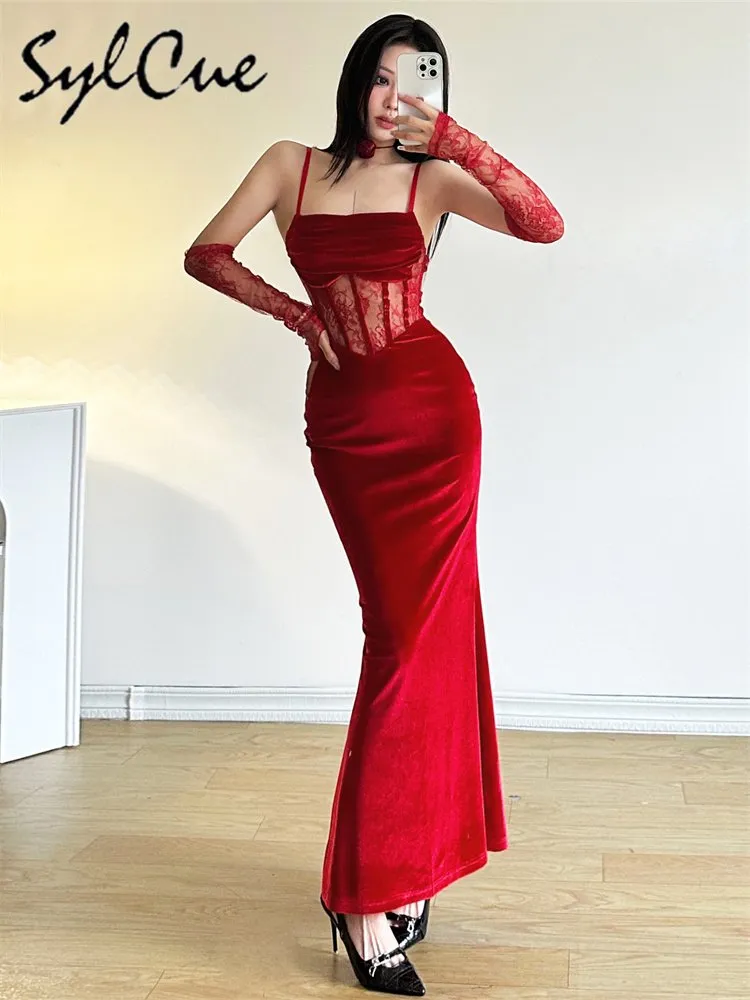 Winter Sisters Party Formal Elegant Ankle-Length Lace Dress with Hooded  Collar and Short Sleeves from Dhgate Basic & Casual Dresses - price 43.07