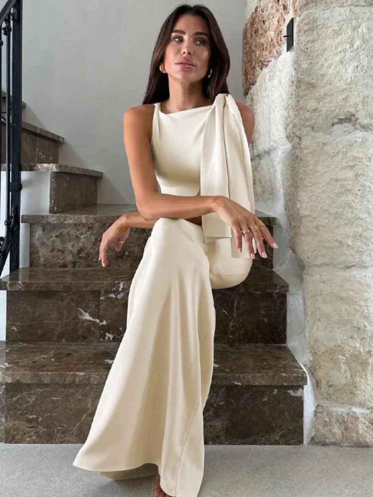 Womens Elegant White Maxi Dress Floor-Length Short Sleeve Polyester Hooded  Collar Empire Waist from Dhgate Basic & Casual Dresses - price 36.28