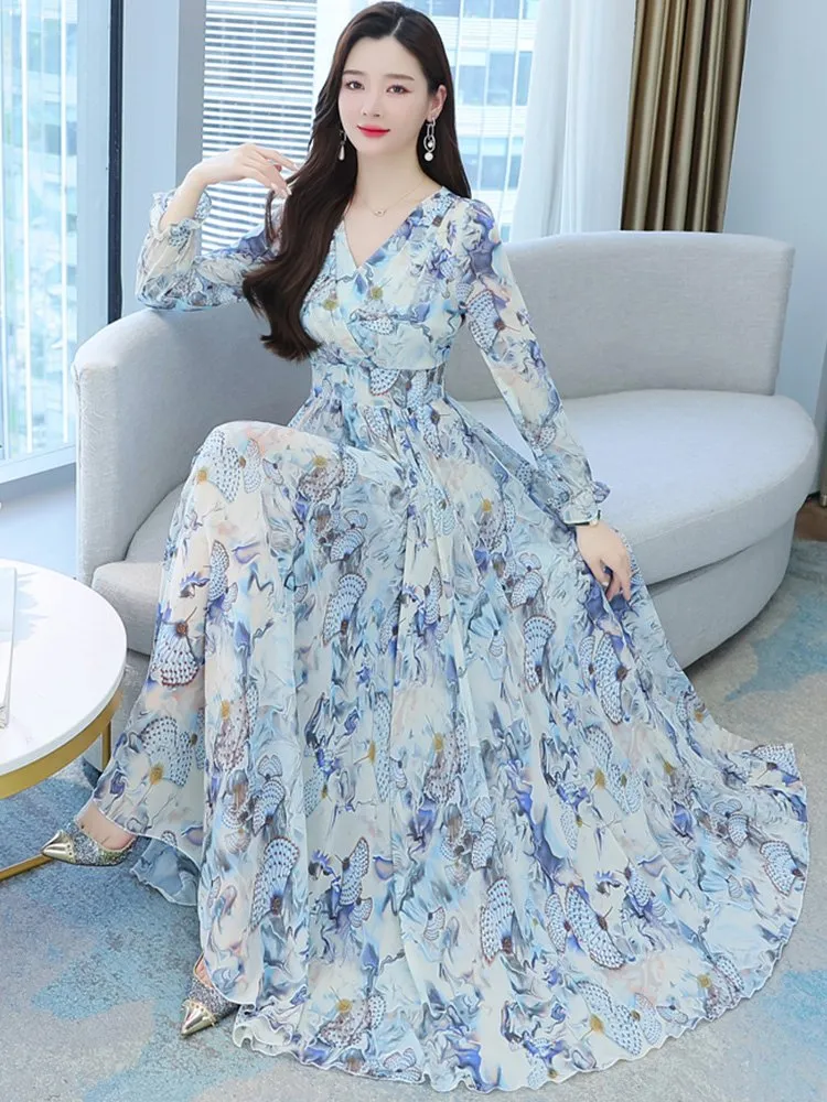 casual midi beach dress for women Chic Women's Printed Midi Dress: Perfect for Summer Beach Days and Cas   Canary Houze