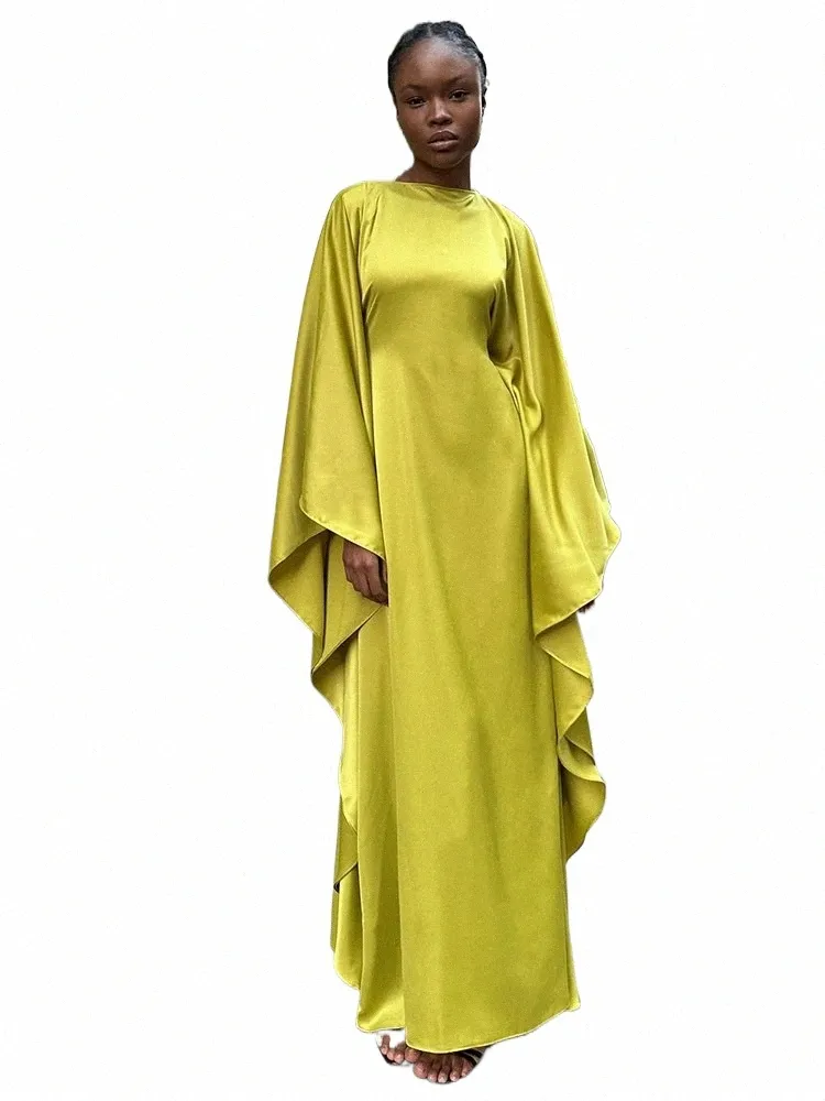 sachin and babi light blue dress Two-Tone Pink and Light Sheer Chiffon Maxi Layered Kaftan Dress
