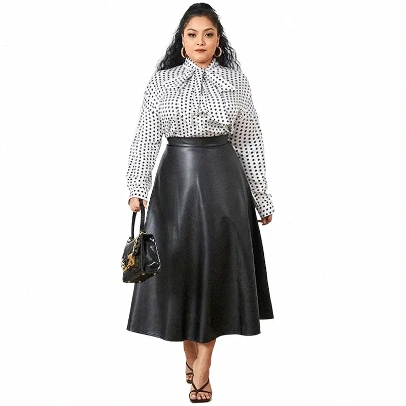 Leather midi skirt size 16 hotsell