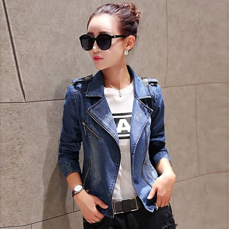 Denim suit jacket womens deals