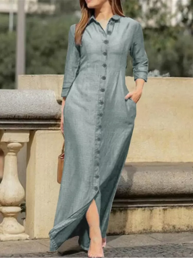 Womens Summer Polo Cardigan Dress with Hooded Collar, Short Sleeve, Ankle-Length A-Line Silhouette in Solid Color Polyester from Dhgate Basic & Casual Dresses - price 40.13 Womens Summer Polo Cardigan Dress with Hooded Collar, Short Sleeve, Ankle-Length A-Line Silhouette in Solid Color Polyester from Dhgate Basic & Casual Dresses - price 40.13