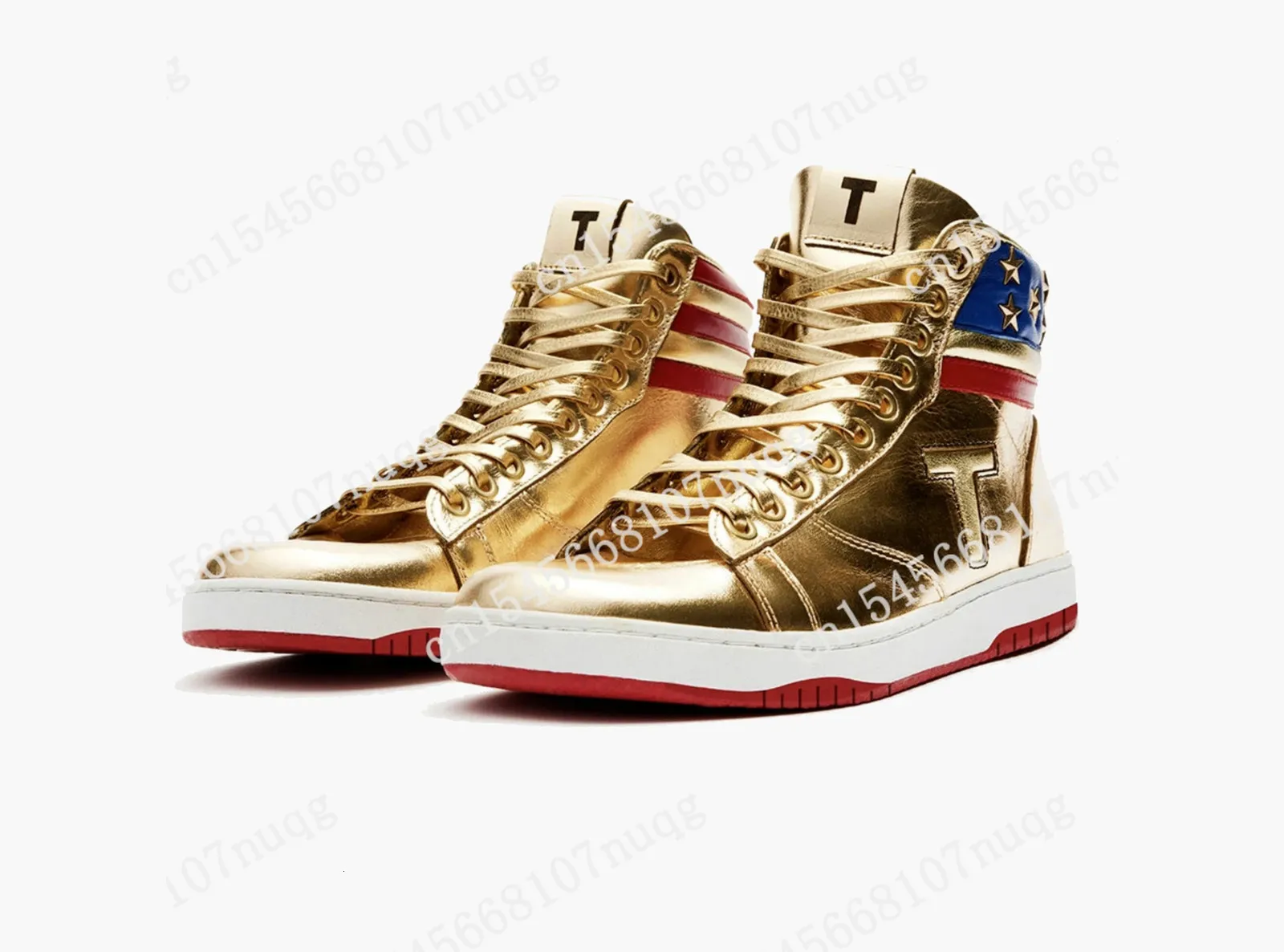 gold high top sneakers