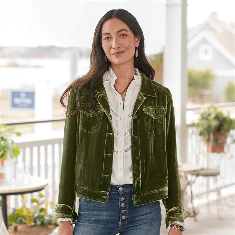 Slim Fit Safari Style Womens Short Jackets For Women With Turndown Collar Spring Autumn 2023 Collection From Halloweenh 51.01 DHgate.Com