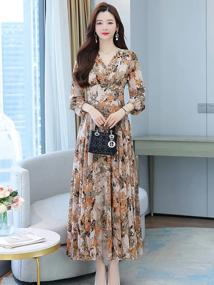 midi dress smocked Nalini Smocked Midi Dress in Poplin