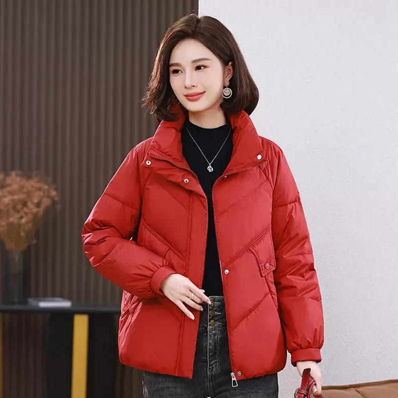 DHgate New Petite Duck Down Jacket for Ladies Cozy Winter Warmth Apparel