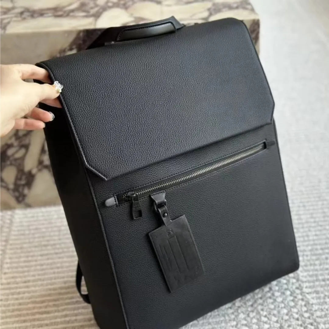 Luxury Genuine Leather Designer classic backpack for Men Laptop Briefcase Shoulder Bag Handbag Travel Tote Satchel and Messenger Bag