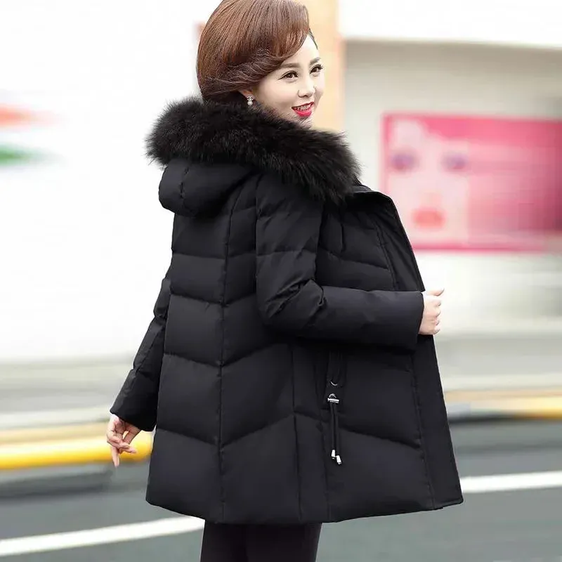 DHgate.com:Oversized 5XL Mother Winter Coat: Furry Elderly
