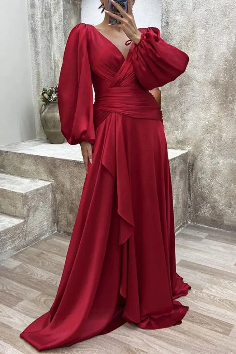 Casual Womens Elegant Empire Waist Ankle-Length A-Line Dress with Hooded  Collar and Peplum Decoration from Dhgate Basic & Casual Dresses - price  44.43