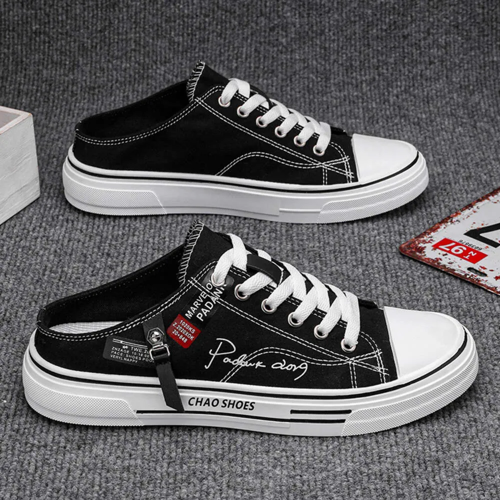Mens backless sneakers hotsell