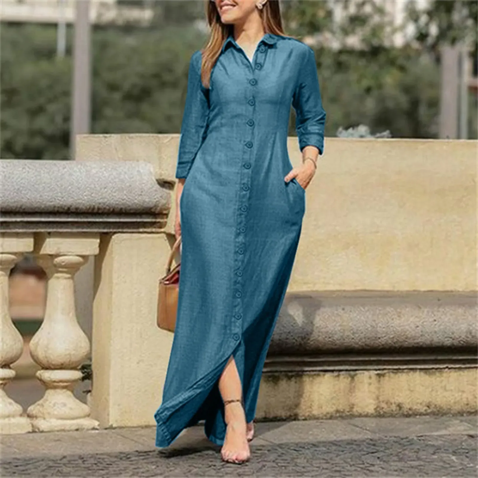 denim dress with white Scary Toddler Girls Cotton Peasant Dresses With Cap Sleeves – Baby Wit