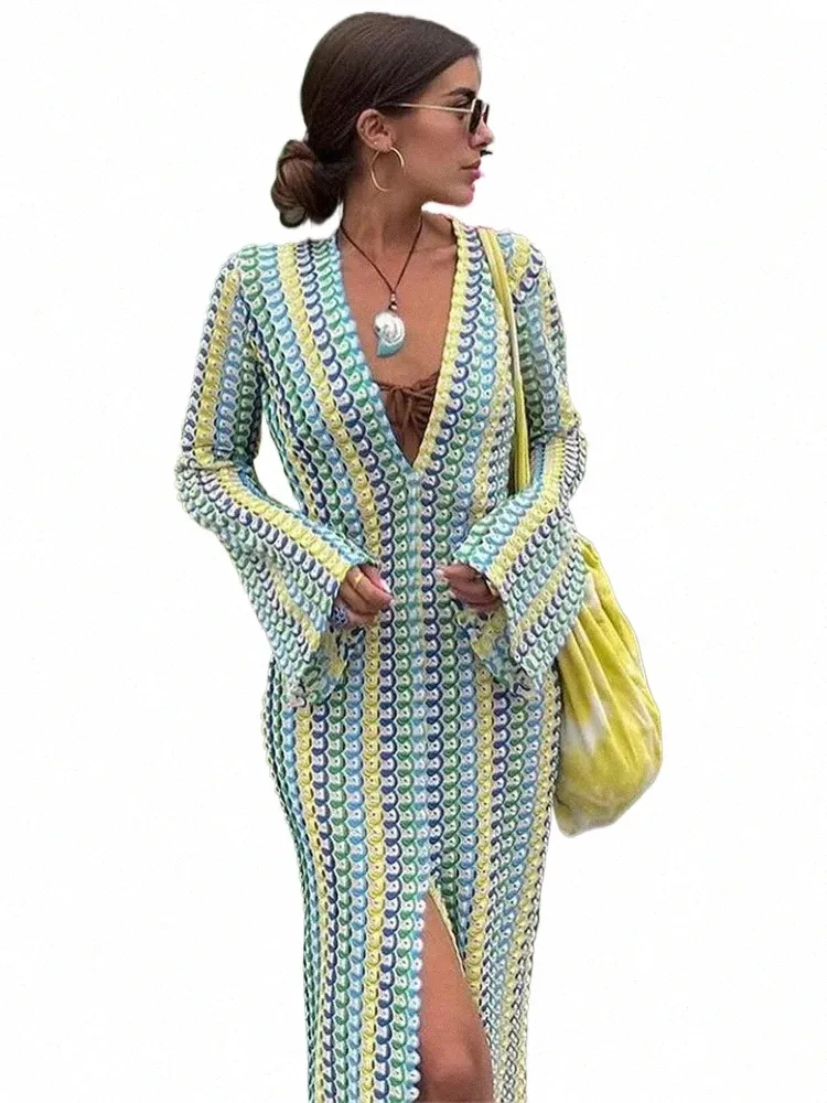 V Neck Lace Blouse Female Maxi Dress Slim Loose Long Sleeve Patchwork  Hollow Out Lace Top from Dhgate Basic & Casual Dresses - price 42.14