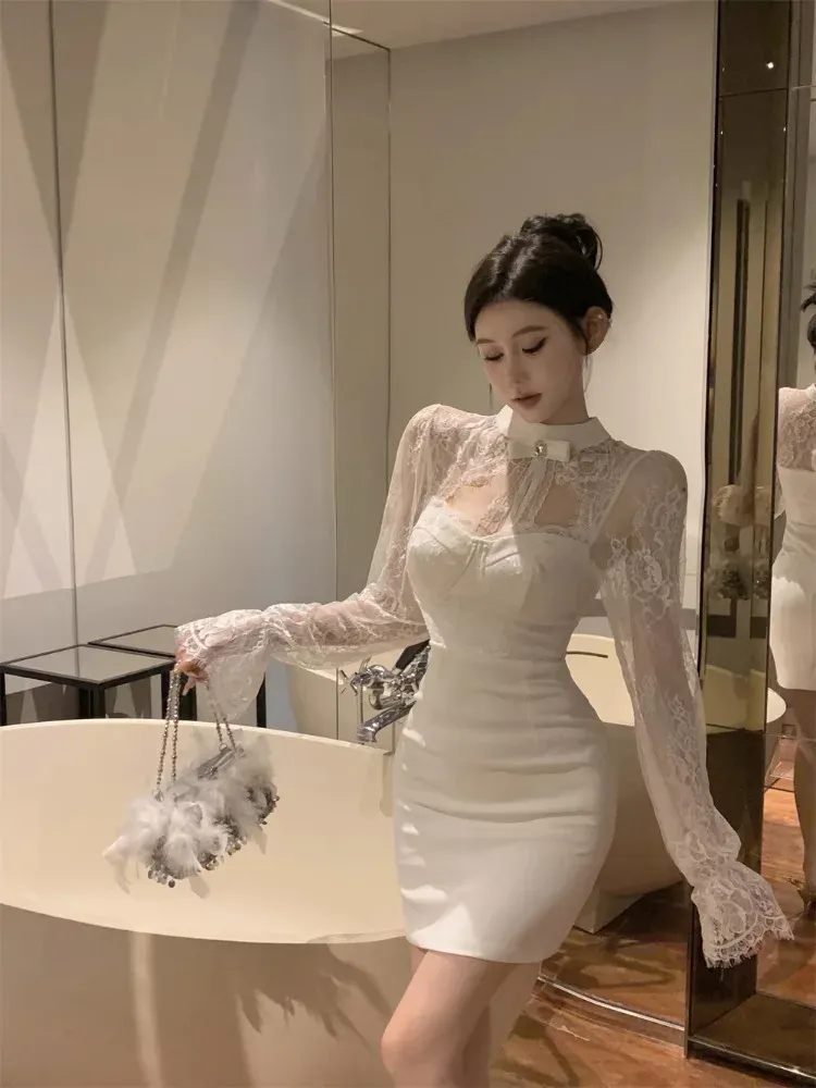 Woman Floor-Length A-Line Dress with Hooded Collar Lace Patchwork Polyester Material from Dhgate Basic & Casual Dresses - price 28.01 Woman Floor-Length A-Line Dress with Hooded Collar Lace Patchwork Polyester Material from Dhgate Basic & Casual Dresses - price 28.01