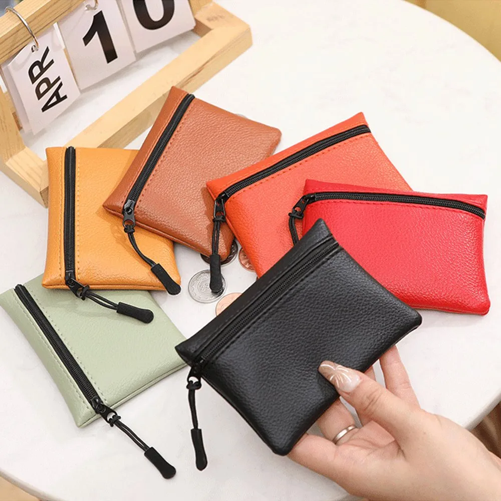 Small Coin Purse Womens Mini Short Wallet Waterproof PU Leather Coin Bag Zipper Card Holder Key Mey Bags Medero Mujer K0LZ From 5 38 DHgate