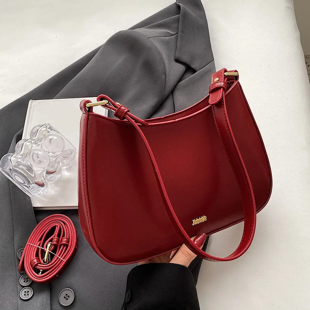 ショルダーバッグ・ポシェット YOUHEE STAR LEATHER HOBO BAG RED DHgate.com:Premium PU Leather Satchel Handbag: Spacious