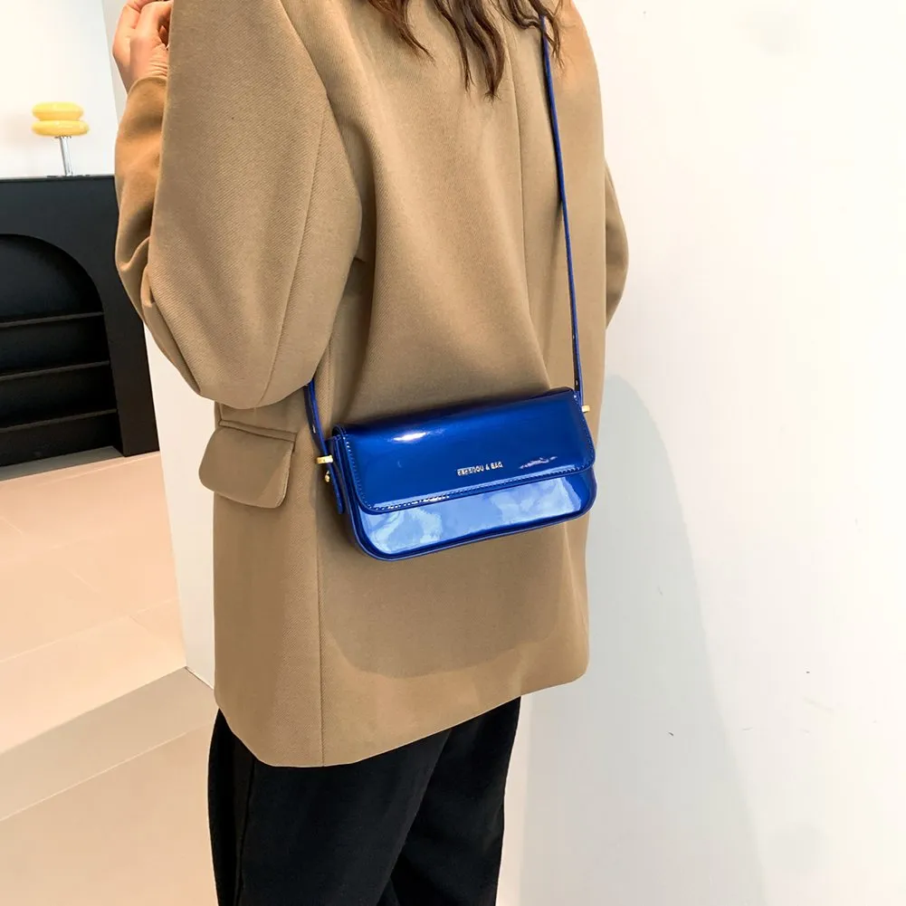 Women's PU Leather Crossbody Bag - Fashion Shoulder Bag With Adjustable Wide Strap