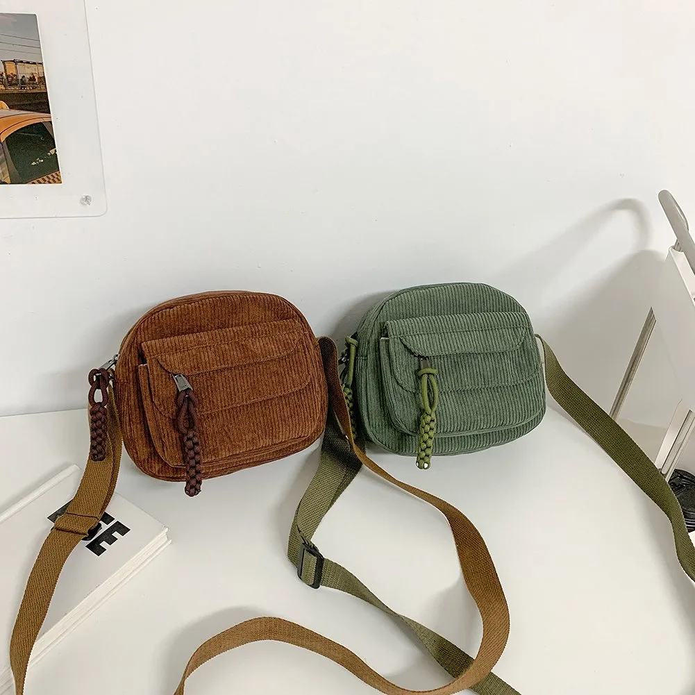 MUCENT☆大人気♪Soft Corduroy Cross Bag Unisex DHgate.com:Versatile Corduroy Crossbody Bag for Women