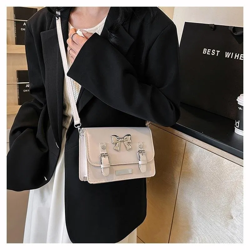 [JILLSTUART]★25SS★EASY BOW BOW★REVERSIBLE SHOULDER BAG L JILL BY JILL STUART Bow Leather Shoulder bag Double Handle