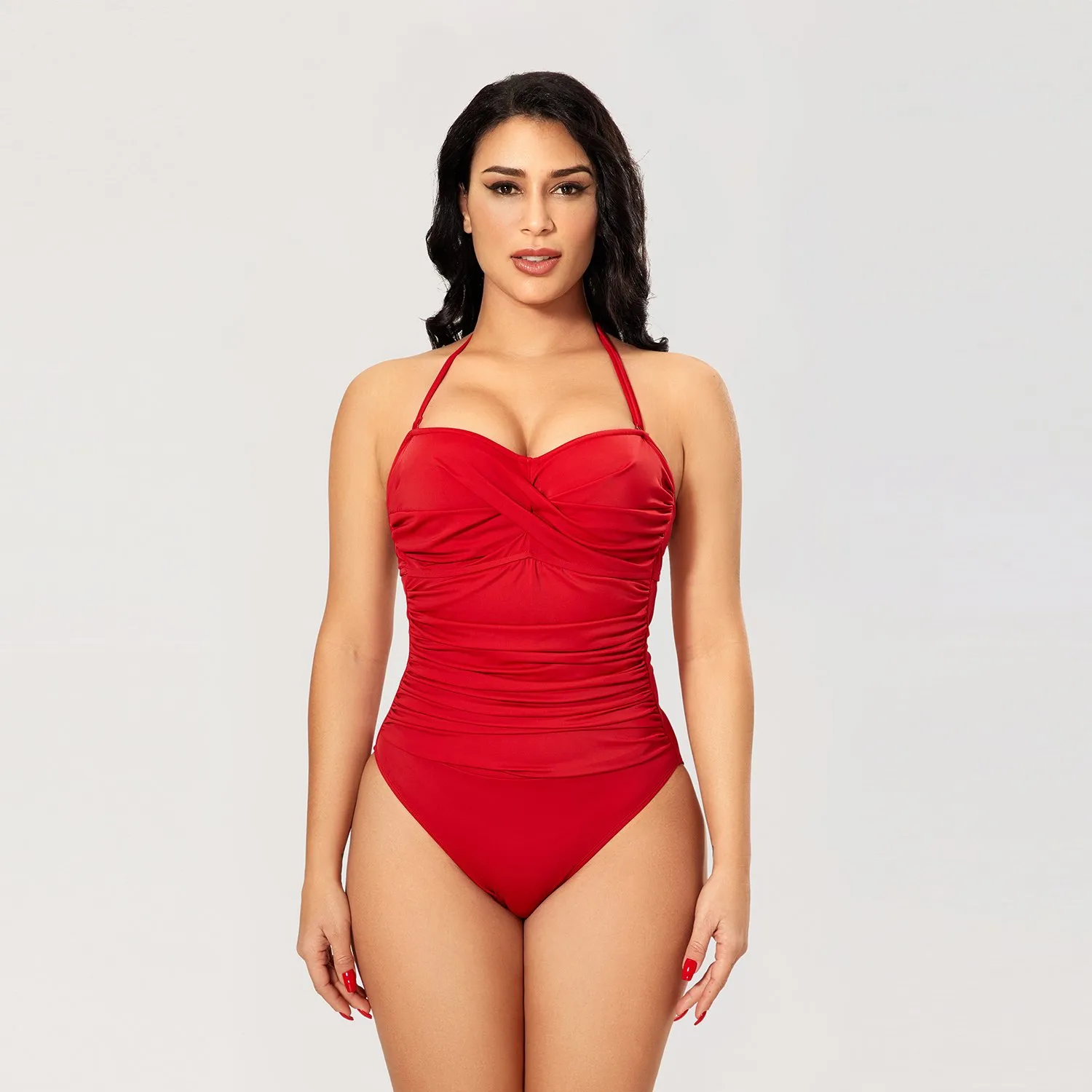 plus size bandeau swimsuit