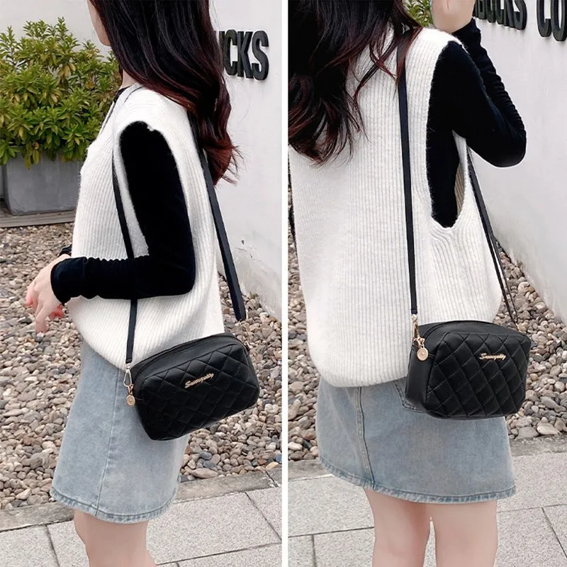 ショルダーバッグ・ポシェット Women's CKJ Knotted Mini Bag Black 4K3004G UB1 DHgate.com:Chic Quilted Crossbody Bag - Small Black Shoulder